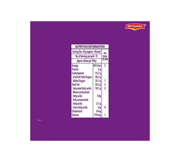 Britannia Bourbon Creme Biscuit - 25Rs. - Image 4