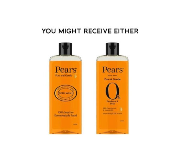 Pears Pure & Gentle Body Wash - with Free Loofah - Image 4