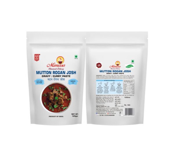 Mimasa Mutton Rogan Josh Curry/Gravy Paste - 140Rs. - Image 2